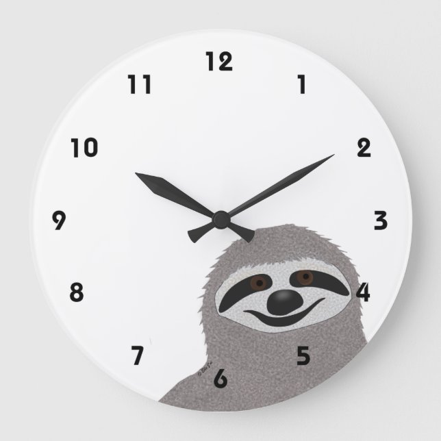 Sloth Clock (Front)