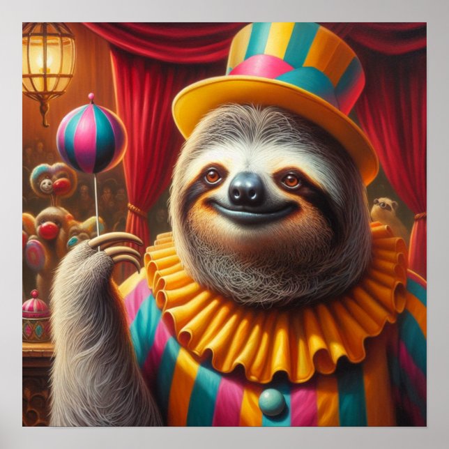 Sloth Clown Poster (Front)