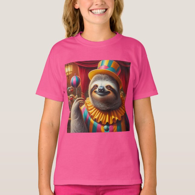 Sloth Clown T-Shirt (Front)