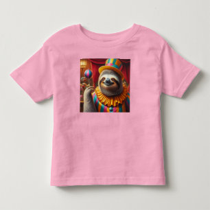 Sloth Clown Toddler T-Shirt