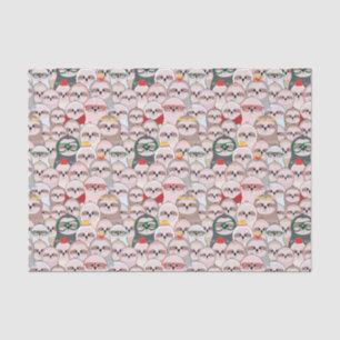 Sloth Comic Pattern Tissue Paper