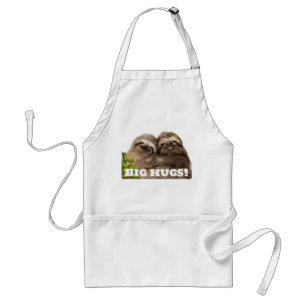 Sloth Couple Standard Apron