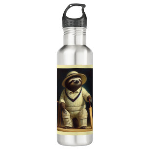 Sloth Cricket Player 710 Ml Water Bottle