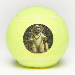 Sloth Cricket Player Tennis Balls