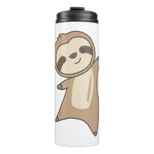Sloth Cute Animals For Kids Funny Sloths Thermal Tumbler
