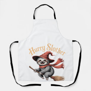 Sloth Cute Halloween Witch Funny Essential T-Shirt Apron