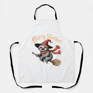 Sloth Cute Halloween Witch Funny Essential T-Shirt Apron