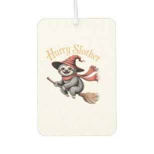 Sloth Cute Halloween Witch Funny Essential T-Shirt Car Air Freshener