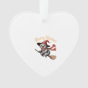 Sloth Cute Halloween Witch Funny Essential T-Shirt Ornament