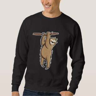Sloth Cute Lazy Tired Relaxing Chilling Sweatshirt