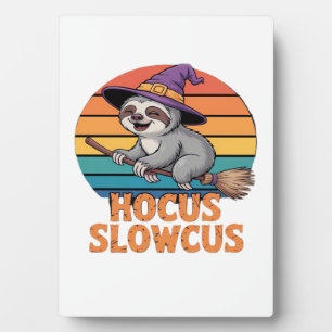 Sloth Cute Witch Funny Halloween Essential T-Shirt Plaque
