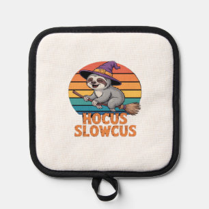 Sloth Cute Witch Funny Halloween Essential T-Shirt Pot Holder