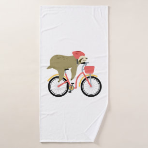 Sloth Cycling Team    Bath Towel