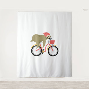 Sloth Cycling Team Tapestry