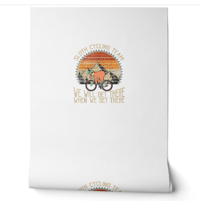 Sloth Cycling Team We Well Get There When We Get T Wallpaper (Unrolling)