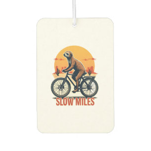 Sloth Cycling Vintage Adventure Mountain Ride Car Air Freshener