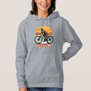Sloth Cycling Vintage Adventure Mountain Ride Hoodie