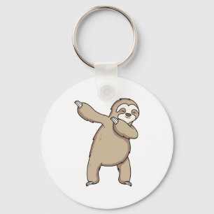 Sloth Dab Key Ring