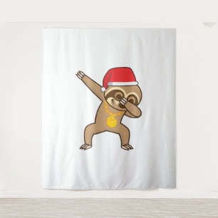 Sloth dab Sticker Tapestry