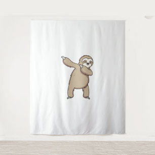 Sloth Dab Tapestry