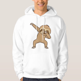 Sloth dabbing Sticker Hoodie