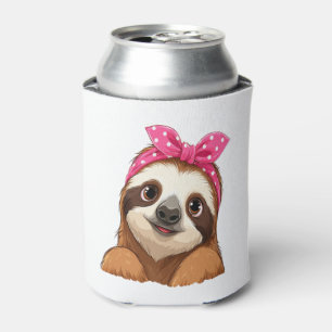 Sloth  Design Sloth Can Cooler
