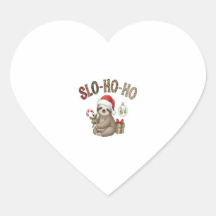 Sloth  Design Sloth Heart Sticker