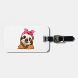 Sloth  Design Sloth Luggage Tag