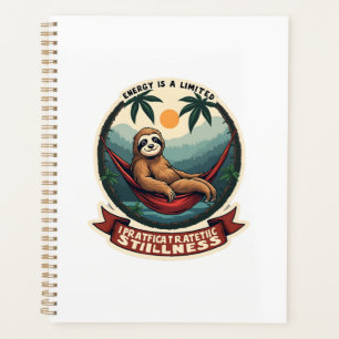 Sloth Dinosaur Vintage Retro Ride Graphic Planner