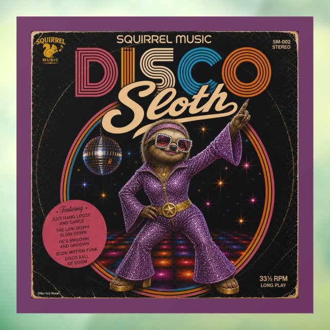 Sloth Disco Diva (Sheet 3)