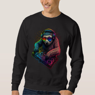 Sloth DJ 4 Sweatshirt