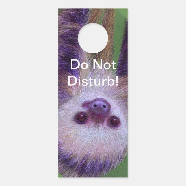 Sloth Door Hanger (Front)