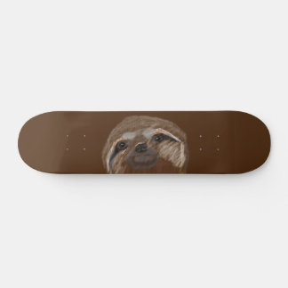 Sloth Drawing Skateboard 