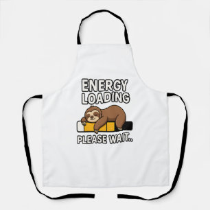 Sloth Energy Saving Mood Apron