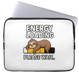 Sloth Energy Saving Mood Laptop Sleeve