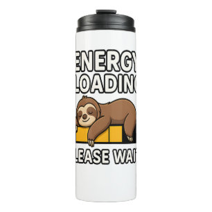 Sloth Energy Saving Mood Thermal Tumbler