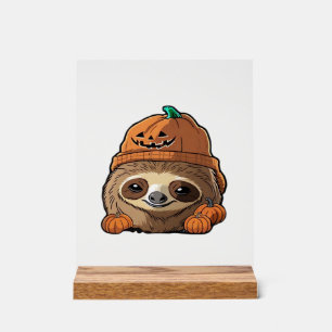 Sloth espuki sison halloween Classic T-Shirt Acrylic Sign