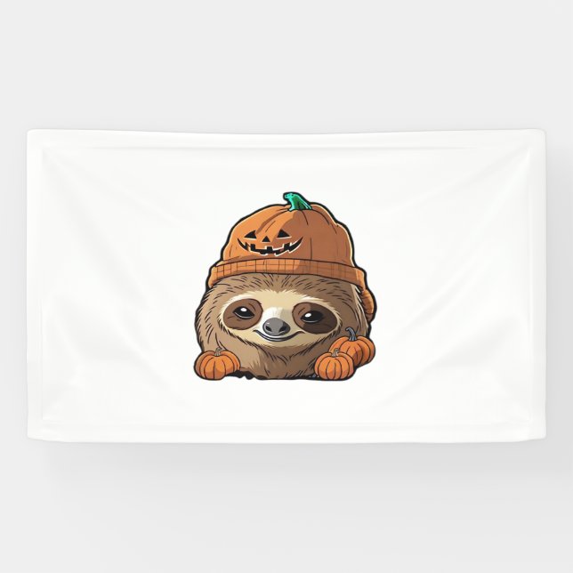 Sloth espuki sison halloween Classic T-Shirt Banner (Horizontal)