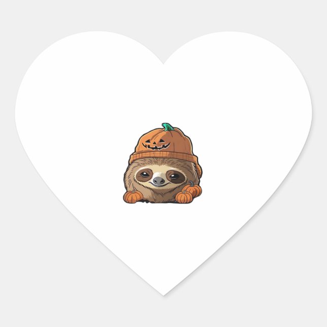 Sloth espuki sison halloween Classic T-Shirt Heart Sticker (Front)