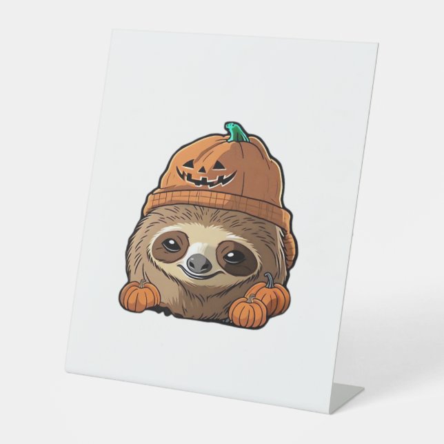 Sloth espuki sison halloween Classic T-Shirt Pedestal Sign (Front)