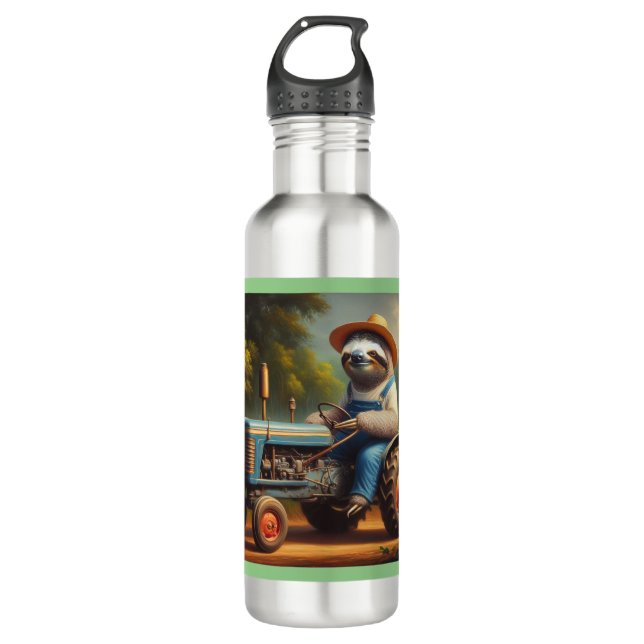Sloth Farmer 710 Ml Water Bottle (Front)