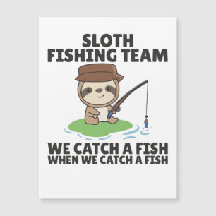 Sloth Fishing Team Sloths Fish Comfortably