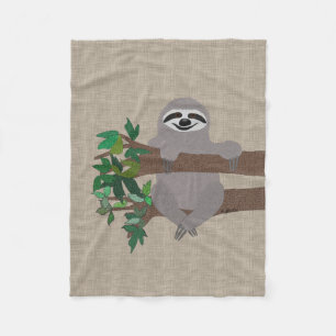 Sloth Fleece Blanket