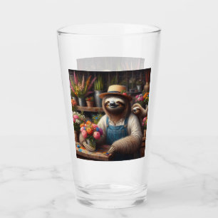 Sloth Florist Glass
