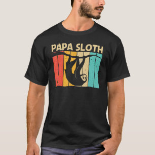 Sloth For Men Boys Dad Lazy Sloth Animal T-Shirt