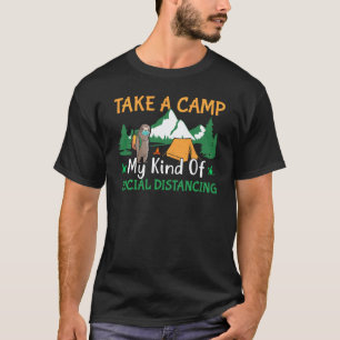 Sloth For Men Camping Take A Camp For Men Dad T-Shirt