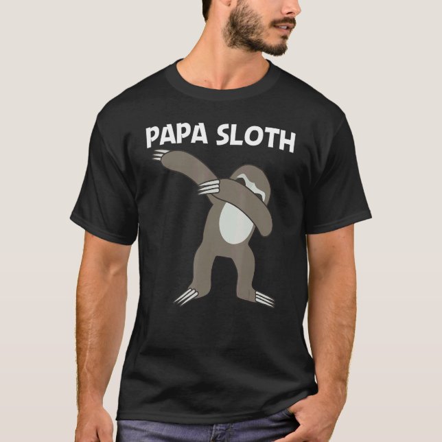   Sloth For Men Dad Tropical Rainforest Animal T-Shirt (Front)