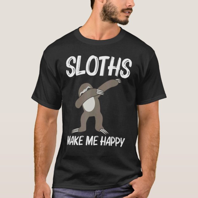 Sloth For Men Women Tropical Rainforest Animal T-Shirt (Front)