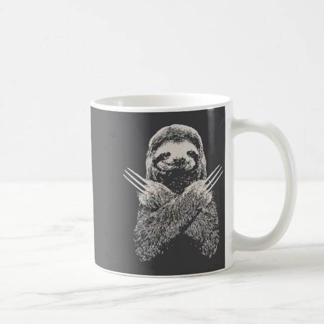 Sloth Funny Costume Gift For Lazy S  Coffee Mug (Right)
