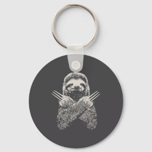 Sloth Funny Costume Gift For Lazy S Key Ring